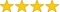 4-star rating symbol