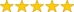 5-star rating symbol